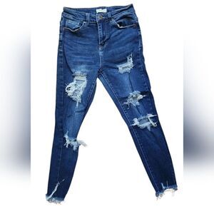 Blue Savvy Juniors Skinny Jeans - Size 3 / 26